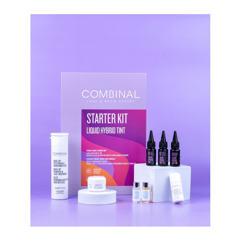 KIT STARTER TEINTURE HYBRIDE SOURCILS LIQUIDE 150 PRESTATIONS